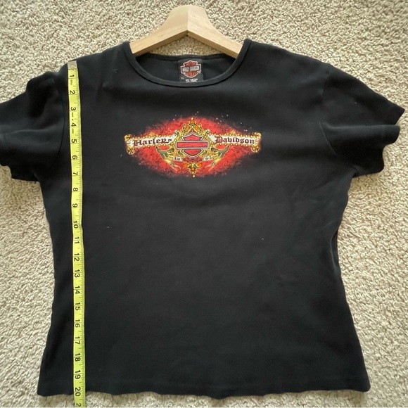 Harley Davidson black short sleeve graphic tee shirt size extra large - Picture 6 of 7